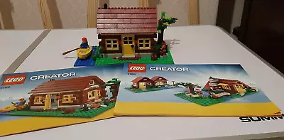 Buy LEGO Creator 3 In 1 Log Cabin (5766) 100% Complete With Instructions But No Box • 4£