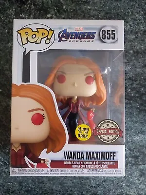 Buy Wanda Maximoff Funko Pop! Avengers End Game SE #855 Glow Dark GitD Careful Pack • 30£