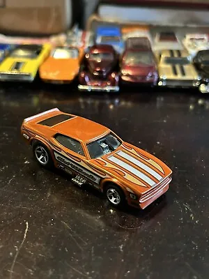 Buy 1977 FORD MUSTANG FUNNY CAR '71 HOT WHEELS DIECAST CAR TOY Orange Colourway • 19.95£