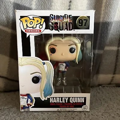 Buy Funko Pop! Heroes: Suicide Squad - Harley Quinn ActionFigure - 8401 Damaged Box • 3.20£