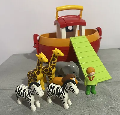 Buy Playmobil 123 Noahs Ark Set Zoo Animals Figure • 14.99£