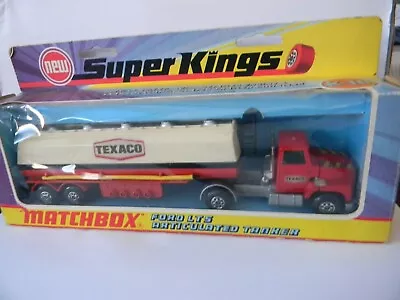 Buy MATCHBOX SUPERKINGS  K-16 FORD LTS TEXACO TANKER  BOXED   1979 Excellent, • 18.99£
