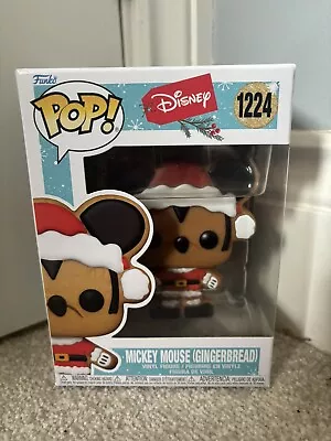 Buy Funko POP! Disney Mickey Mouse Gingerbread Christmas #1224 Vinyl Figure New • 10£