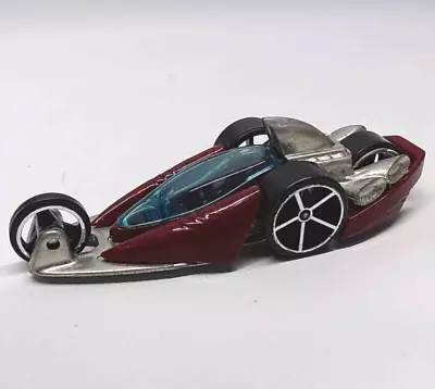 Buy Hot Wheels Quad Rod Rare Toy Car Mattel 2006 Diecast Model Maroon • 2.99£