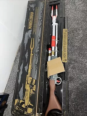 Buy Nerf Star Wars Mandalorian Amban Phase-Pulse Blaster Rifle - New BOX DAMAGE • 65£