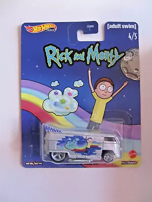 Buy Hot Wheels Premium Rick And Morty Volkswagen Drag Bus With Real Riders Rubber • 15£