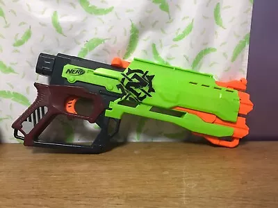 Buy  NERF Zombie Strike Crossfire Bow Blaster Gun Green Shooter - Used  • 6£