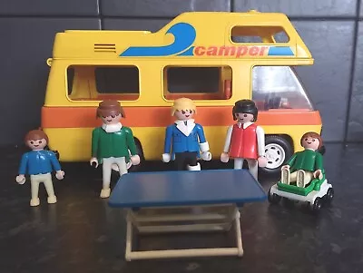 Buy Playmobil  3148  Vintage Camper Van Mobile Home (1977) X Ith Vintage Figures  • 19.99£