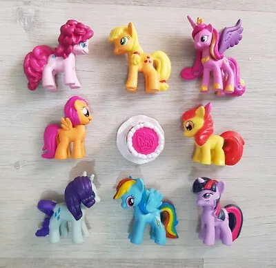 Buy MY LITTLE PONY FIGURES Small Toys APPLEJACK Cake Toppers RARITY Pinkie Pie  • 9.50£
