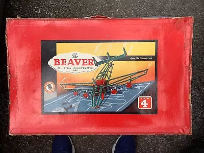 Buy The Beaver All Steel Construction Set - Set 4 - Like Meccano No Instructions • 9.99£