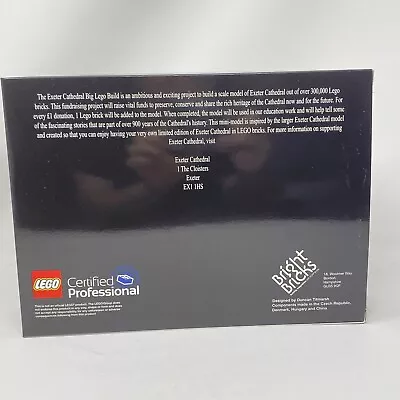 Buy LEGO Limited Edition Lego Certified Professional Exeter Cathedral Very Rare! • 210£