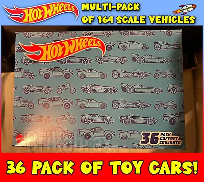 Buy Hot Wheels 36 Car Pack Multi-Pack Of 1:64 Scale Vehicles 36x Toy Cars NEW SEALED • 69.99£