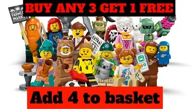 Buy Lego Minifigures Series 24 Choose Your Own Buy Any 3 Get 1 Free In Stock Now • 5.50£