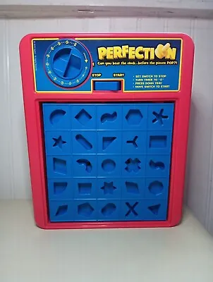 Buy Hasbro PERFECTION Game Beat The Clock Before The Pieces Pop! Complete • 14.21£