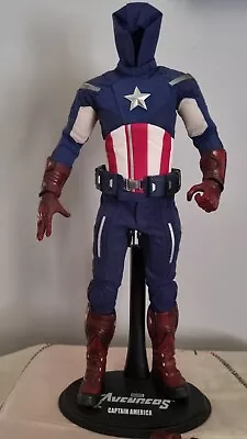Buy Hot Toys Avengers Captain America Avenge Mms174 Body Extra Hands + Hood + Stand • 74.99£