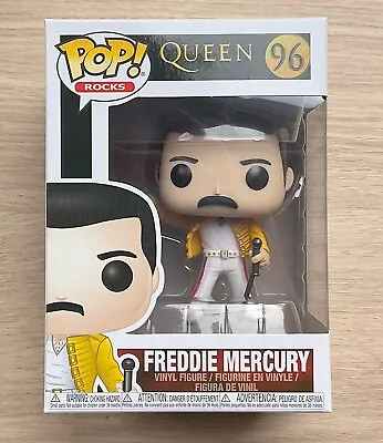 Buy Funko Pop Rocks Queen Freddie Mercury #96 + Free Protector • 19.99£