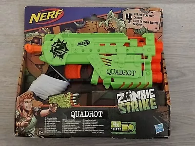 Buy NERF ZOMBIE STRIKE QUADROT SOFT TARGET GUN + 4 AMMO - Toys, Gifts, Games, Kids • 5£