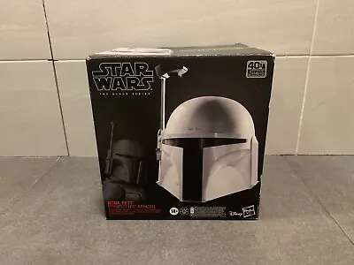 Buy Hasbro Star Wars Black Series Boba Fett Prototype White Helmet 40th Anniversary • 185£