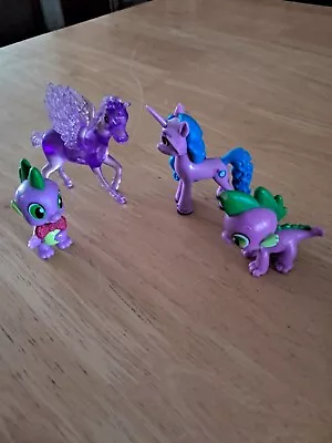 Buy My Little Pony MLP FIM Spike The Dragon Mini Figure And 3 Other Figures  • 5.19£
