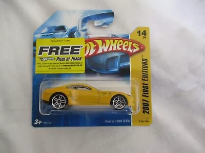 Buy Hot Wheels 2007 First Editions Ferrari 599 Yellow Variation Mint In Short Card • 5.99£