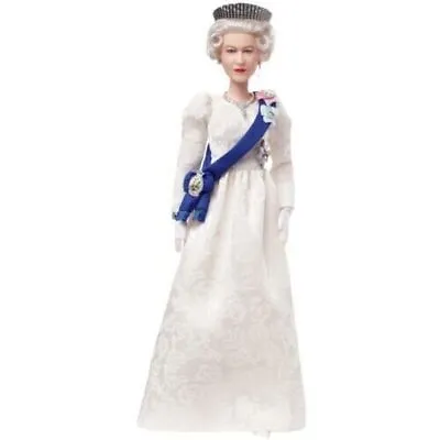 Buy 2023 The New 11.5 ”Signature Queen Elizabeth Ii Barbie Doll Royalty Monarchy Toy • 23.99£