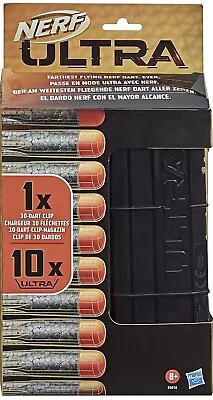 Buy Hasbro NERF Ultra Dart Clip Refill Pack, 10 Cartridges / Arrows + Magazine, NEW! • 17.45£