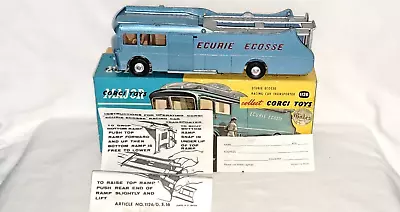 Buy Corgi Major 1126. Ecurie Ecosse Transporter. 1964/65  Rare Late Issue.  Boxed • 295£