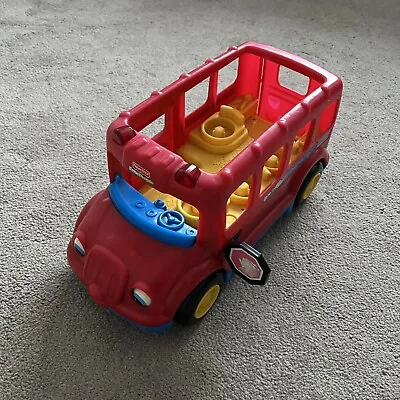 Buy Fisher Price Little People Red School Bus • 2£