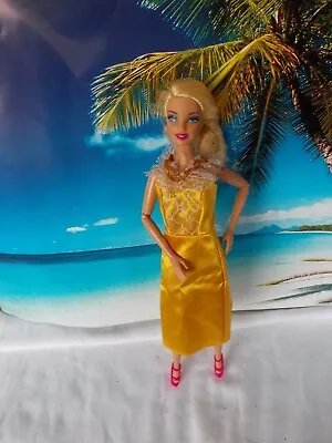 Buy Barbie Doll, In Yellow Dress, Long Blonde Hair • 17.22£