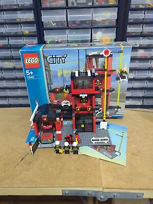 Buy Lego City: Fire Station (7240) 100% Complete With Box And Instructions  • 49.99£