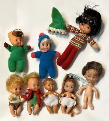 Buy Vintage Mattel Barbie Doll Little Sister Mini Baby Doll 2 3/4  1973 Lot • 37.88£