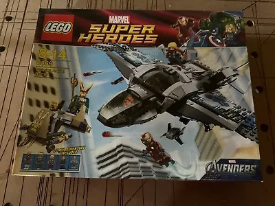 Buy LEGO MARVEL SUPER HEROES / 6869 / Quinjet Aerial Battle /NEW SEALED FREE P&P • 110£
