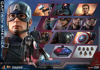Buy Clearance Sale! 1/6 Hot Toys Mms536 Avengers: Endgame Captain America Figure • 238.99£