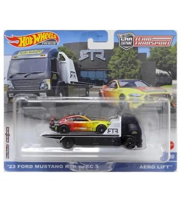 Buy Hot Wheels Team Transport '23 Ford Mustang RTR Spec 5 With Aero Lift Vehicle Toy • 14.99£