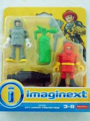 Buy Fisher Price Imaginext City Airport Firefighters • 8.50£