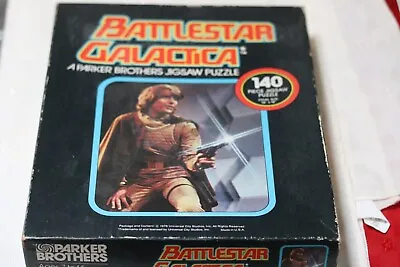 Buy Battlestar Galactica - Starbuck - Parker Bro Puzzle - 140 Pieces - Vintage 1978 • 6.50£
