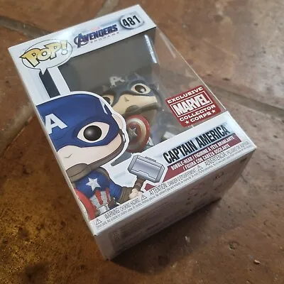 Buy Funko Pop! AVENGERS END GAME 481 CAPTAIN AMERICA EXCLUSIVE COLLECTOR CORPS • 39.99£