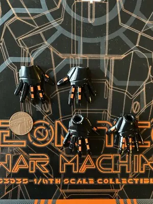 Buy Hot Toys Neon Warmachine DIECAST MMS553 Hands X 4 Loose 1/6th Scale • 24.99£