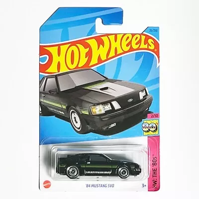 Buy Hot Wheels 2023 84 Mustang EVO (Black) HW: The 80s • 4.42£