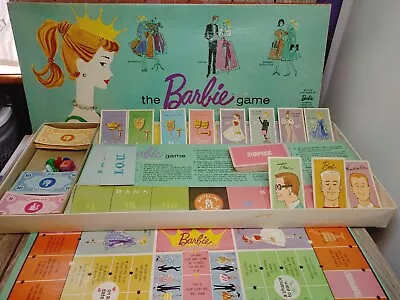 Buy Vintage 1960 ORIGINAL Barbie Queen Of The Prom Mattel Board Game • 48.20£