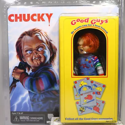 Buy NECA Chucky Good Guys Child's Play 5.5  Clothed Retro Style Action Figure New • 41.99£