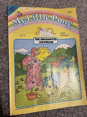Buy Vintage G1 My Little Pony UK Magazine Comic Issue 9 The Enchanted Ice Cream • 6£