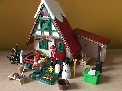 Buy Playmobil Christmas House 5976, Santa House, Old Rare Set • 39.99£