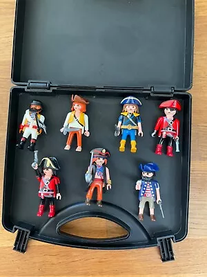Buy Bundle Of 7 Playmobil Pirates With Accessories With Small Case • 15£