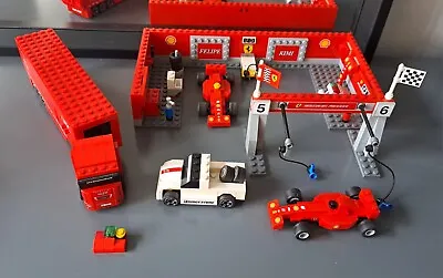 Buy LEGO Racers: Ferrari F1 Pit (8155) • 42.50£