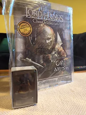 Buy Lord Of The Rings Chess Collection 16 Orc Axeman Eaglemoss Figurine & Magazine • 5.49£