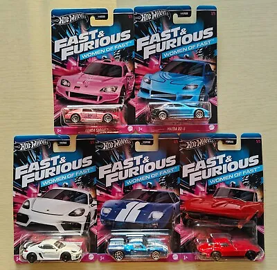 Buy Hot Wheels Fast & Furious Series - Ecipse, Skyline Gt-r, Silvia, Supra, Bugatti • 7.20£