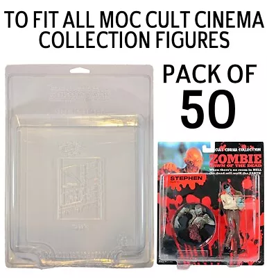 Buy 50 Pack Of Protective Cases For MOC Cult Cinema Collection Figures - AFTDLX • 350£