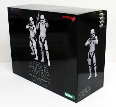 Buy Kotobukiya Star Wars First Order Stormtrooper 2-pack Artfx Statue 1:10 Model Fig • 149£