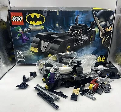 Buy LEGO Batmobile 76119 Set Exclusive 80 Years Of Batman Celebration DC Boxed Joker • 9.99£